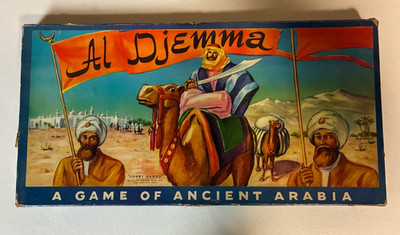 Al Djemma A Game of Ancient Arabia Corey Games Vintage 1944 Complete Very Rare