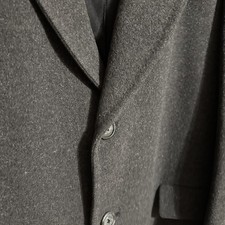 HART SCHAFFNER AND MARX GREY VIRGIN WOOL JACKET EUC