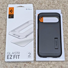 Pixel 10 Pro XL Spigen Tough Armor Mag Case 1 Glas.tr EZ Fit Screen Protector
