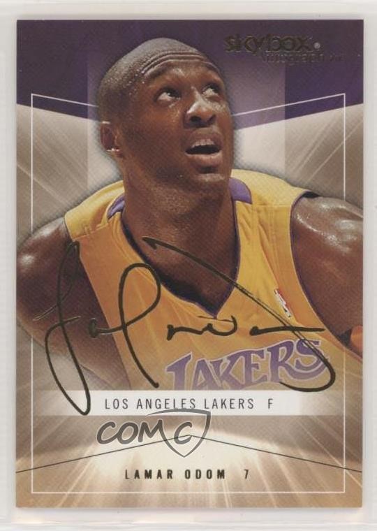 2004-05 Skybox Autographics Insignia 83/150 Lamar Odom #39 6h5