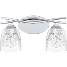 Polished Chrome Two Light Bath from the Ansley Collection