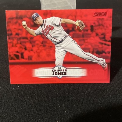 2025 Topps Stadium Club Red Chipper Jones #84 Atlanta Braves