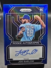 2022 Panini Prizm Rookie Autographs Joe Barlow #RA-BW Blue Prizm /149 RC