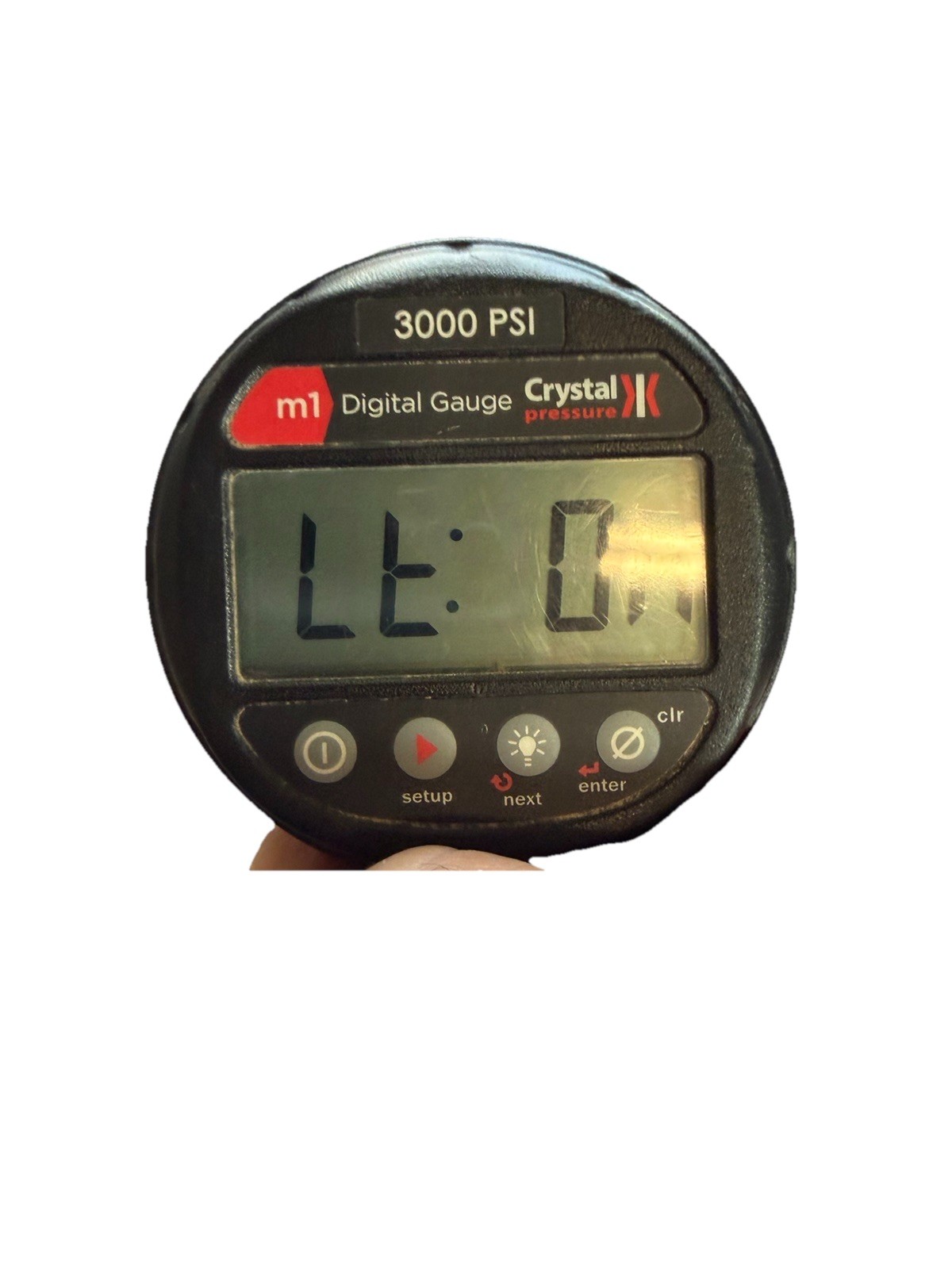 Ametek m1 Digital Gauge Crystal Pressure 3000 PSI Works Perfectly