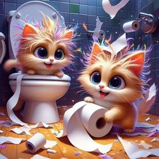 Diamond Painting Kits for Adults Beginner, Cats Diamond Art Painting Kits for