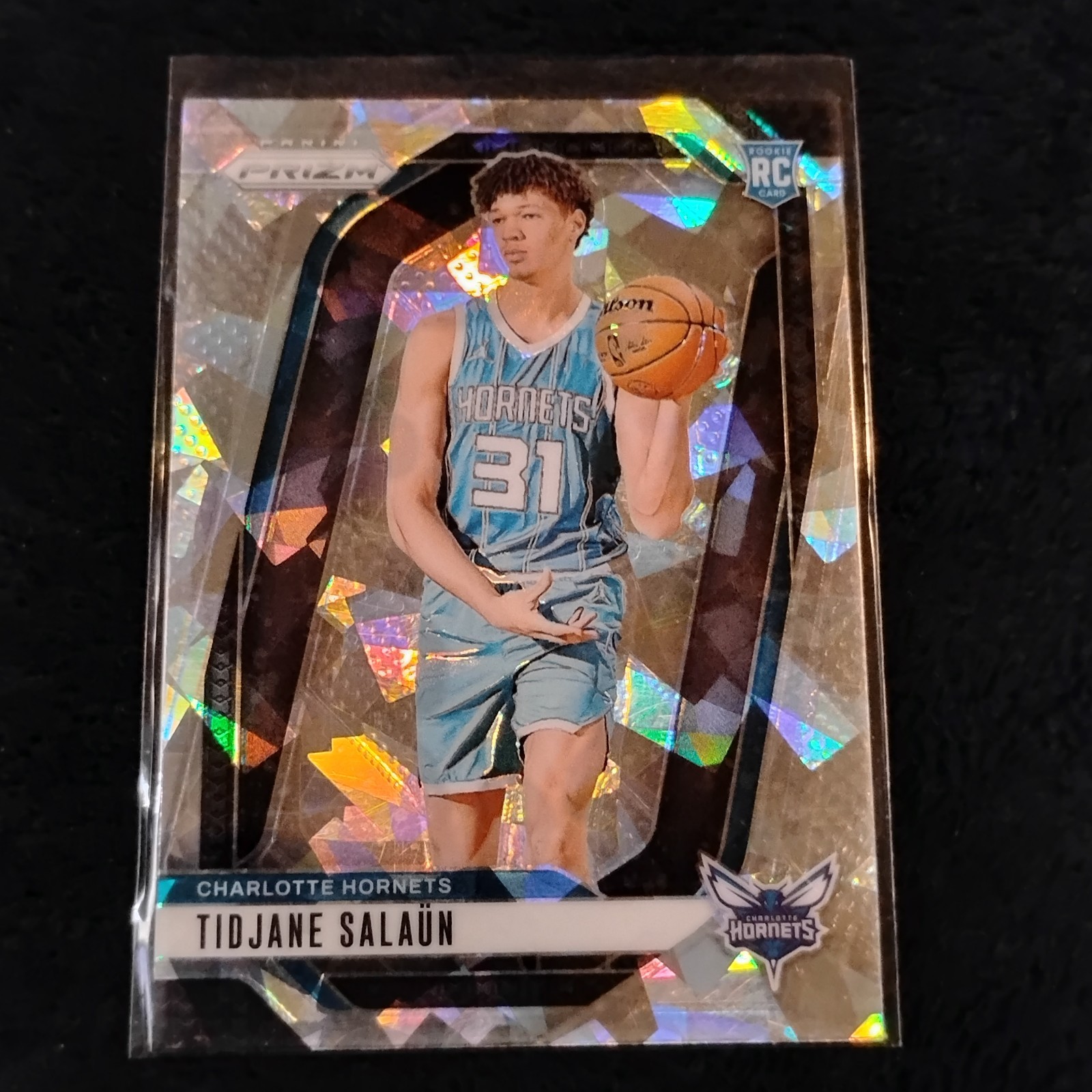 2024-25 Panini Prizm - Tidjane Salaun #262 Silver Ice Prizm (RC)