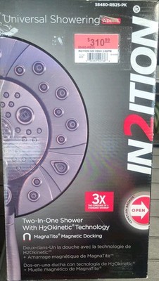 Delta 58480-RB25-PK In2ition 2.5 GPM Multi Function Shower Head -Lumicoat Bronze