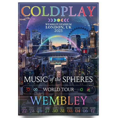 25+ coldplay poster for sale | Updated Oct 2026