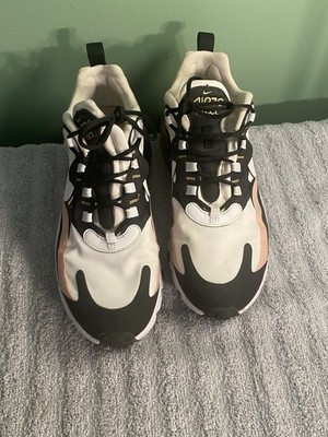 Nike Air Max 270 React AT6174-006 Men s 9.5 Black White Crimson Tint