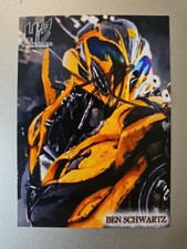 Ben Schwartz Custom Signed Card - Radio Voice Of Bumblebee - Transformers 4 ***