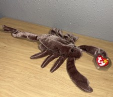 TY Beanie Baby - STINGER the Scorpion 8 in New With Tag Protector Vintage
