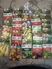 Lot F seeds Vegetable, flowers And Herb Seed Packets Packs 2025 mix gardening.
