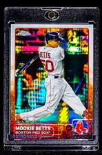 MOOKIE BETTS RARE REFRACTOR CHROME PANDORA PRIZM INVESTMENT RED SOX CARD SSP