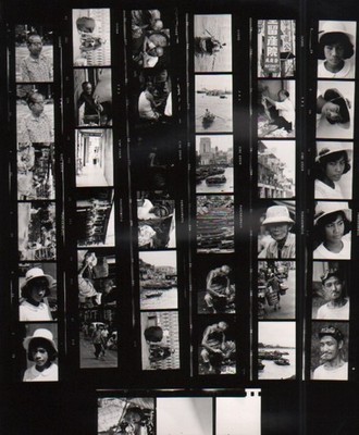 Reisen in Asien Singapur? Künstlerische Studie Altes Kontaktdruck Foto 1970