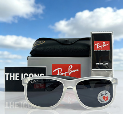 HERREN BLACK/GRAY RAY-BAN JUSTIN SUNGLASSES 54-16mm {RB4165}