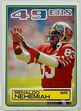 1983 Topps #171 Renaldo Nehemiah RC 49ers