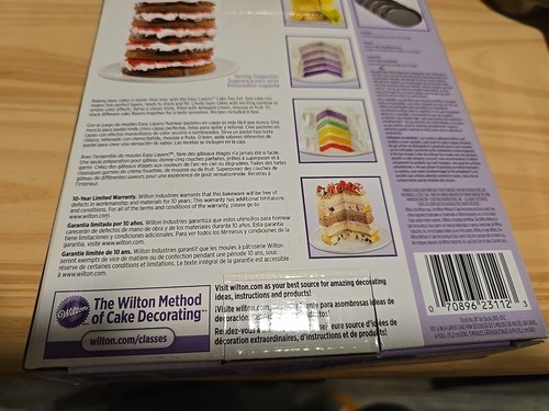 Wilton Easy Layers Cake Pan 5 Piece mini pans Brand New Makes One Cake - Picture 6 of 6