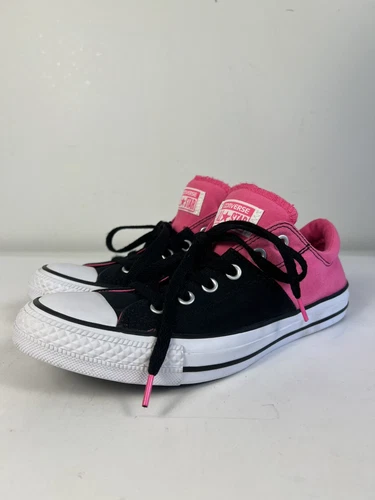 Top basso donna CONVERSE Chuck Taylor All Star Madison raro colore rosa nero