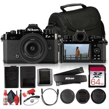 Nikon Zfc Mirrorless Camera Black 16-50mm Lens DX 20.9MP 4K Bundle Filters