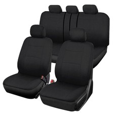 For Toyota Auto Car Seat Cover Full Set Premium 5-seats Front Rear Protector Mat For Toyota Auto Car Seat Cover Full Set Premium 5-seats Front Rear Protector Mat
