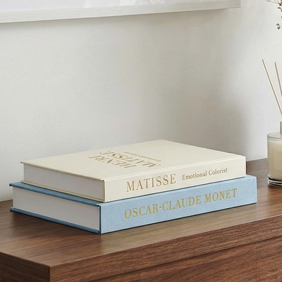 Decorative Books for Home Decor - Stackable Fake Books Storage for Coffee Tab...