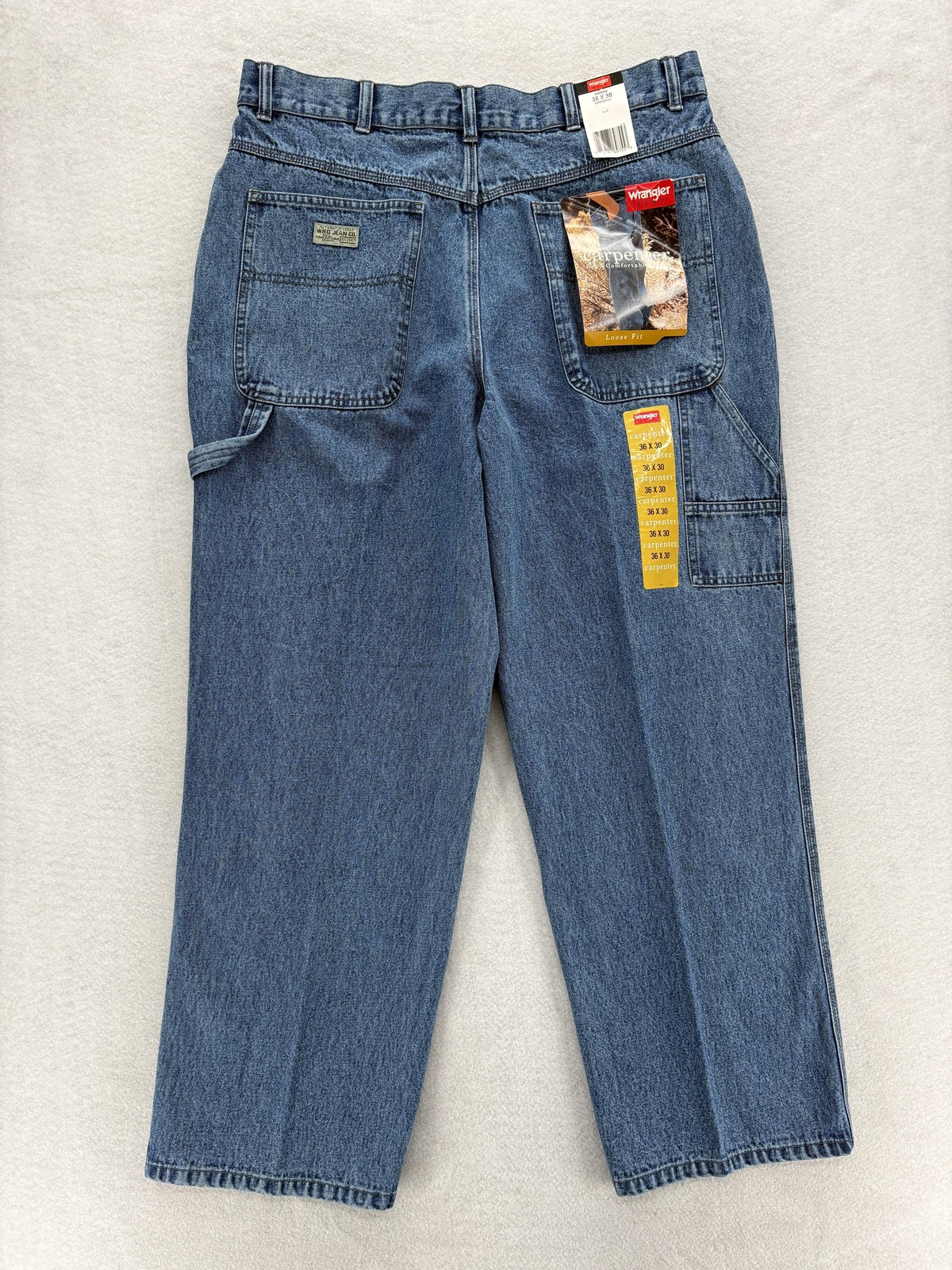 S 36x30 Blue Medium Wash Relaxed Fit Denim Workwear