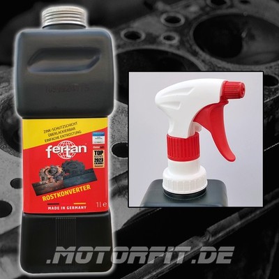 Fertan Rostkonverter SET 1000ml Rostschutz inkl. Handpistole / Sprühkopf Sonde