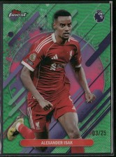 2025-26 Finest Premier League Alexander Isak Rare Green Refractor #/25 #263