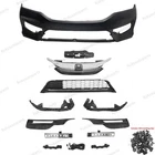 For Accord 2016-17 Front Bumper Cover/Upper Lower Grilles/LED Fog Light/Brackets