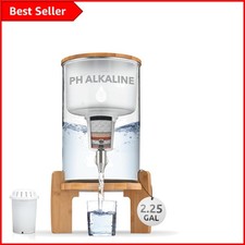 High pH Alkaline Glass Filter Dispenser - Stylish & Effective Water Purification