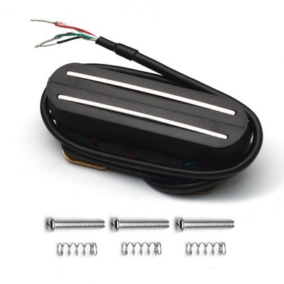 Dual Rail Dual Coil Magnetic Bridge Pickup Humbucker for Telecaster Electric ...