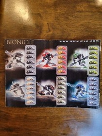 Bionicle Rahkshi Panrahk 8587 LEGO Case & Manual ONLY