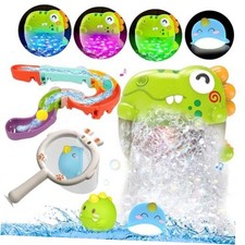 Toddler Bubble Bath Toys, Light Up Bath Bubble Machine Toy for Kids Age 3-5