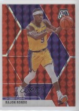 2019-20 Panini Mosaic Red Prizm Rajon Rondo #196 02ia