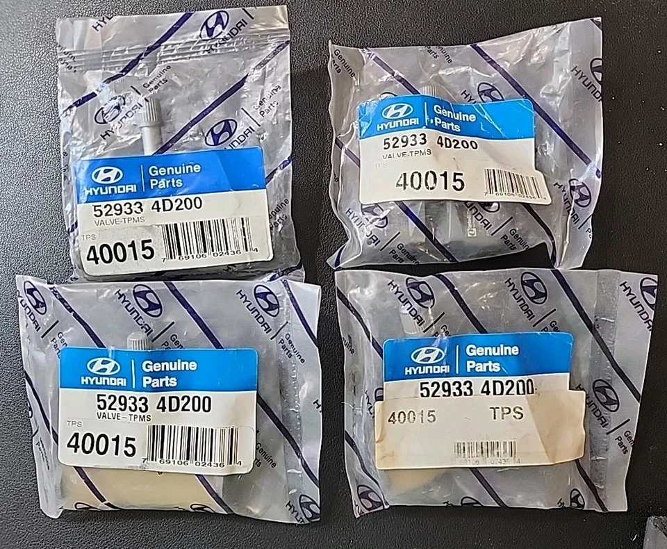 4 Genuine OEM TPMS 52933-4D200 For 2006-2012 Hyundai Enterouge Veracruz, Sedona - Image 3 of 4
