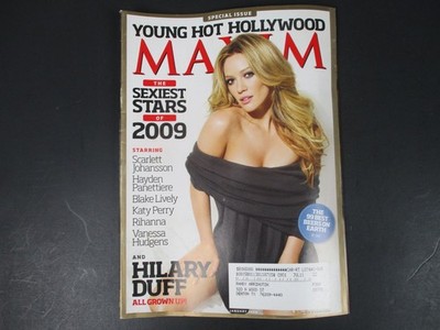 Maxim Magazine January 2009 Young Hot Hollywood Hilary Duff Special Issue