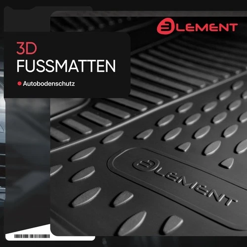 ELEMENT 3D Fußmatten – Produktdetails