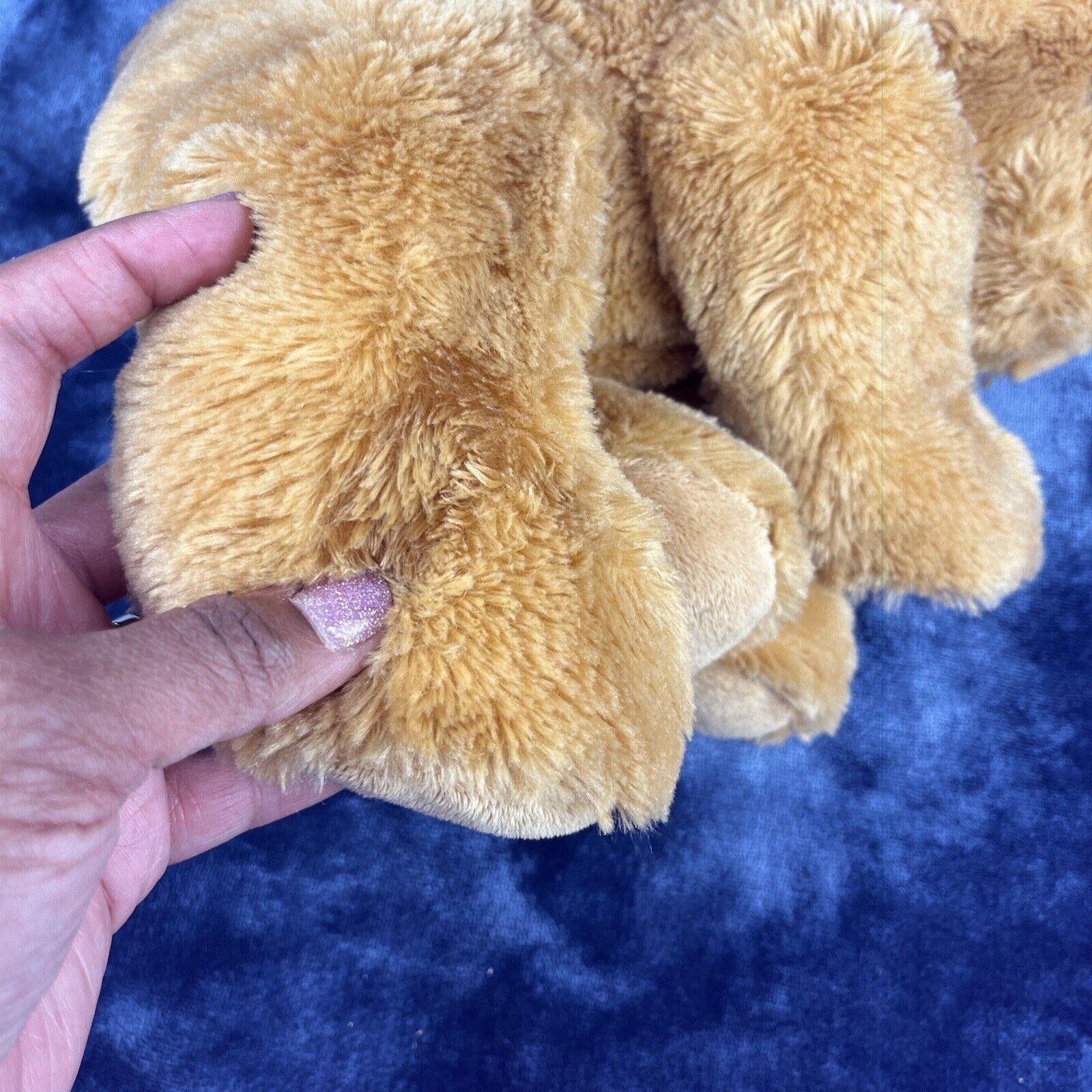 Hugfun International Light Brown Tan Puppy Dog Dark Brown Ears 12” St. Jude’s