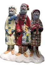 Vintage 1998 "Homestyle Ceramic" Sculpture Art ELLEN STOUFFER Star Check Ribbon