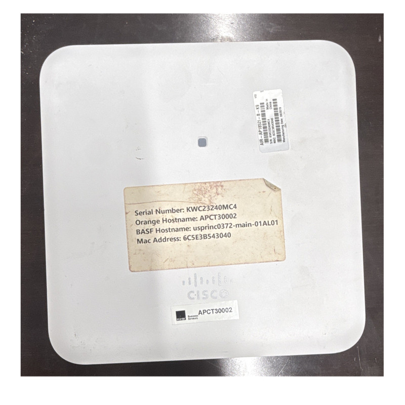 Cisco AIR-AP1852I-B-K9 Wireless Access Point Wired Ethernet RJ-45 White