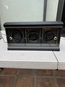 Underwood (London) Rotobox watch winder 3 watches plus travel case 