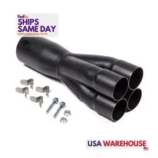 Dynatech 780-03510, One Black Steel 2-1/2 X 4-1/2 Merge Collector Performance Pa