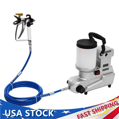 #ad 1600w High Pressure Airless Paint Sprayer High Efficiency Power Painting 110v $166.91