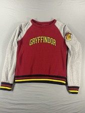 Universal Studios Harry Potter Gryffindor Kids Pullover Sweatshirt L Red Gray
