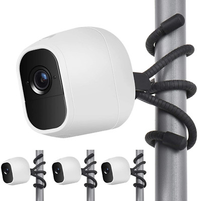3 Pack Flexible Tripod For Arlo Pro Arlo Ultra Wall Mount Bracket Black NEW