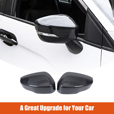 2PCS Carbon fiber Rearview Mirror Cover For Mitsubishi Eclipse Cross 2018-2023
