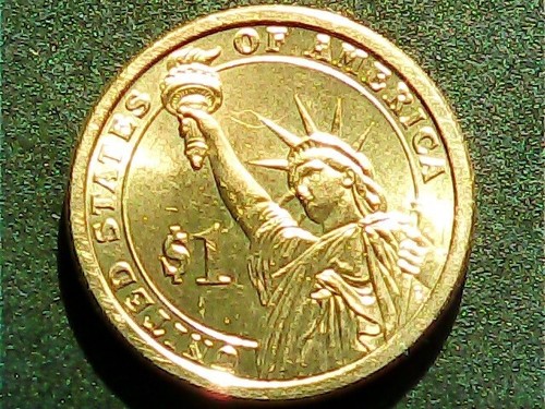 Presidential Dollar Error 2007 P James Madison Die Chip - Picture 4 of 4