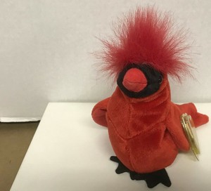 red bird beanie baby