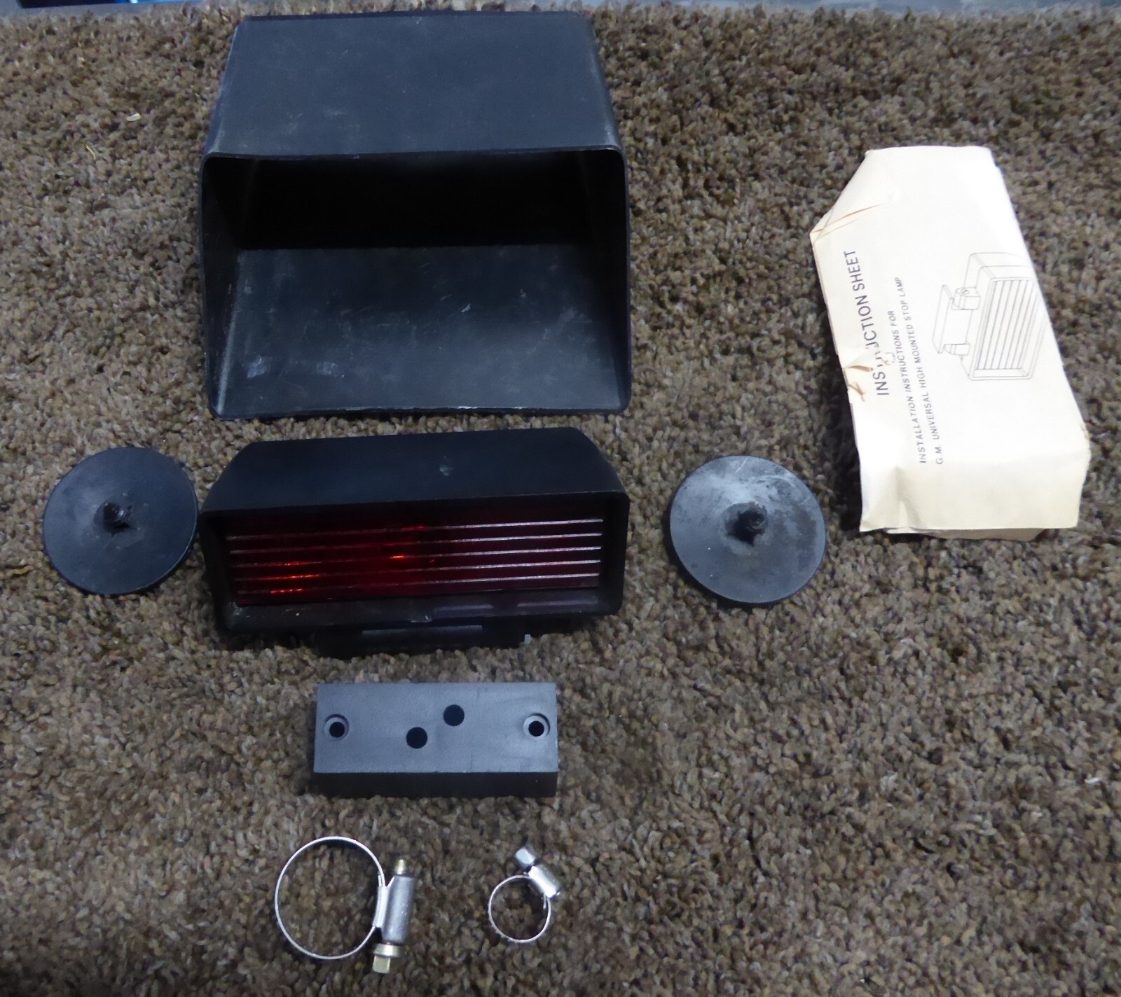 GM 1982-1985 999375 ADD ON REAR PEDESTAL WINDOW BRAKE LIGHT (2162) | eBay