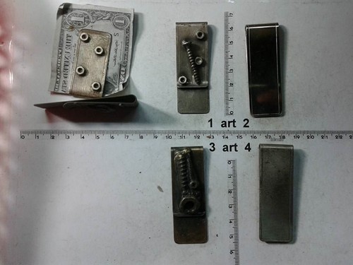Porta Soldi ferma Clip Fermasoldi portafogli banconote in metallo, money  clips | eBay